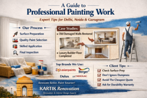 Read more about the article Kartik Renovation’s Expert Tips for Professional Painting Work